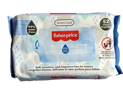 Fisher Price Baby wipes 52 wipes