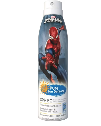 Spiderman sunscreen spray SPF 50 (156g)