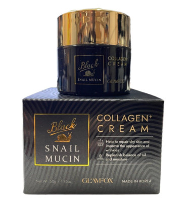 [MR] Black Snail Mucin Collagen Cream (50g)