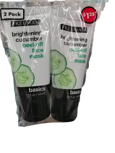 Freeman 2 pack Brightening cucumber peel-off face mask (44ml)