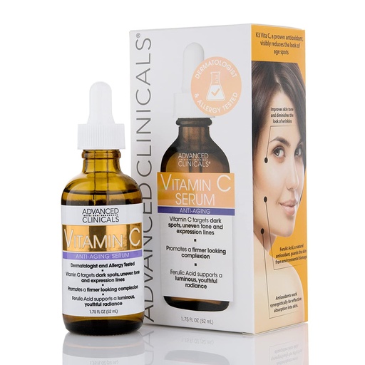 Advanced Clinicals, Vitamin C Serum Anti-Aging 1.75 oz (52 ml)