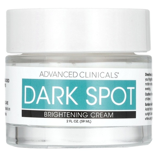 Advanced Clinicals, Dark Spot Brightening cream 2 oz (59 ml) 