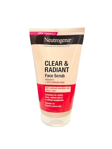 Neutrogena Clear & Radiant Face scrub