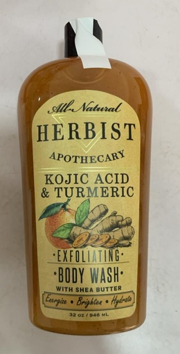 All Natural Herbist Apothecary Kojic Acid & Turmeric Body wash (946ml)