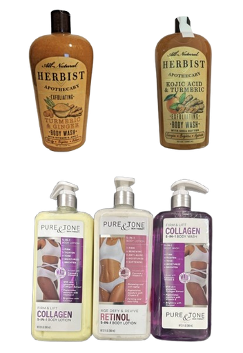 Pure & Tone / All Natural Herbist Apothecary Turmeric& Ginger Body wash (946ml) 