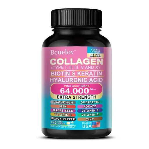 Bcuelov - Collagen Peptides - Hyaluronic Acid, Biotin & Keratin