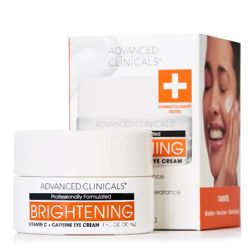 Advanced Clinicals - Brightening Vitamin C + caffeine eye cream- 30mL