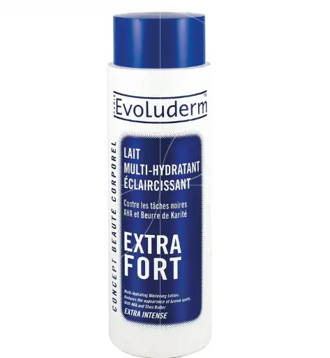 EvoLuderm - Lait Multi-Hydratant Eclaircissant Extra FORT  