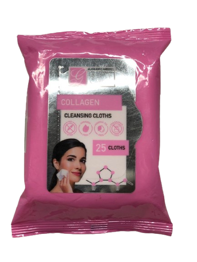 [DT] Global Beauty Care - Cleansing Cloths - Collagen - 25 Ct