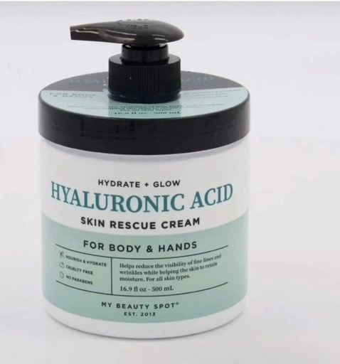 My Beauty Spot Hyaluronic Acid skin rescued cream for hands & body (500ml)