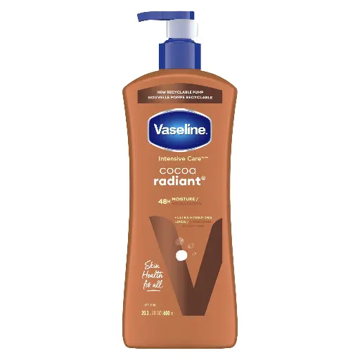 [SC] Vaseline Cocoa Radiant 48h moisture lotin (600ml - Pump)