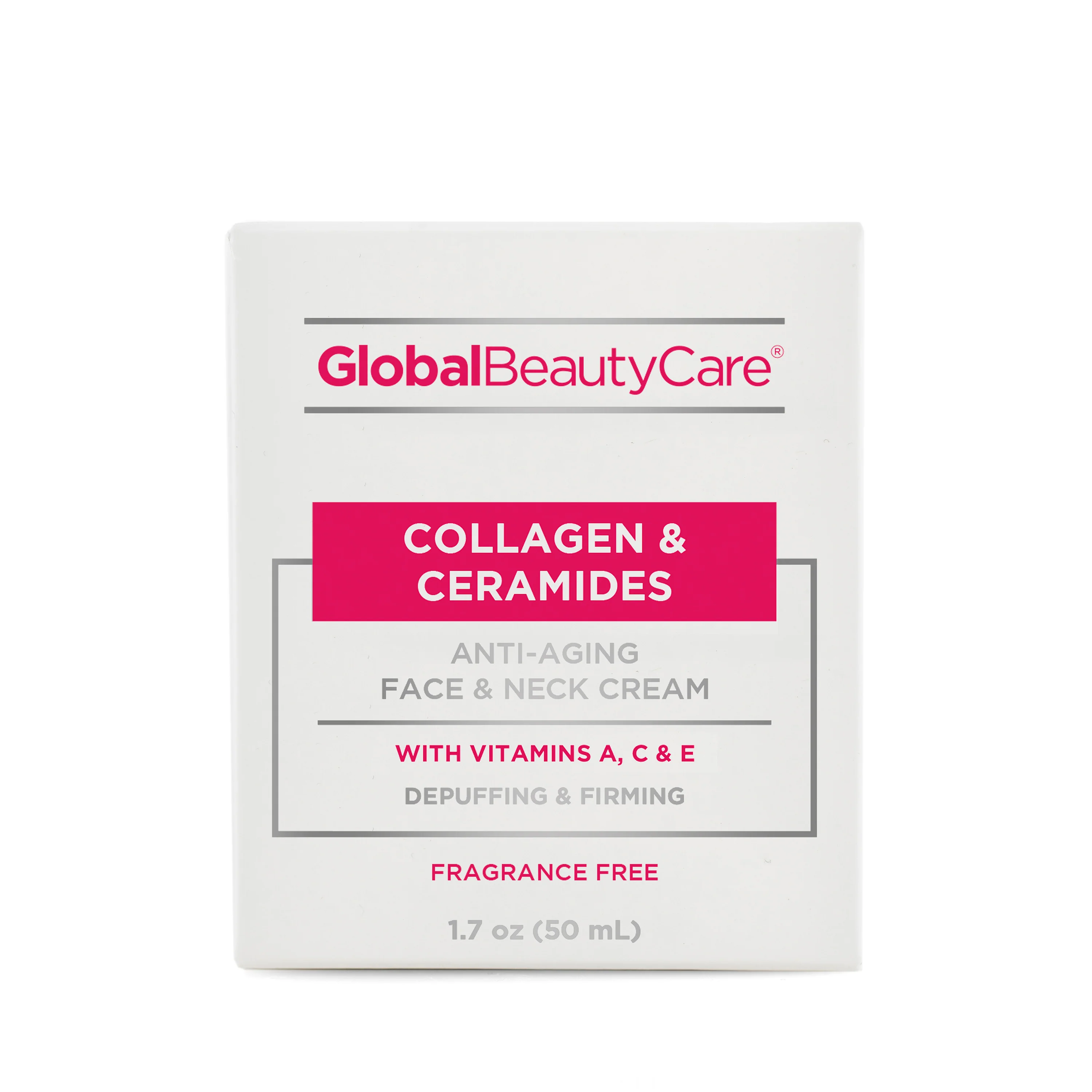 Global Beauty Care - Collagen & Ceramides Anti-Aging Face & Neck Cream