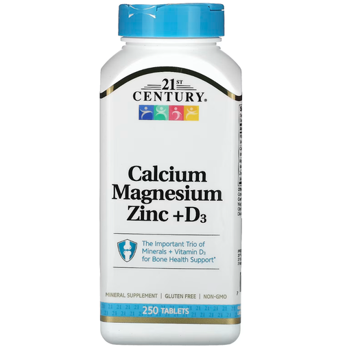 [IH] 21st Century - Calcium Magnesium Zinc + D3 - 250ct