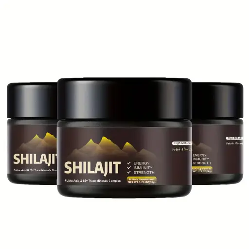 [CN] Shilajit Himalayan - Shilajit Resin 500mg - 3 Pack