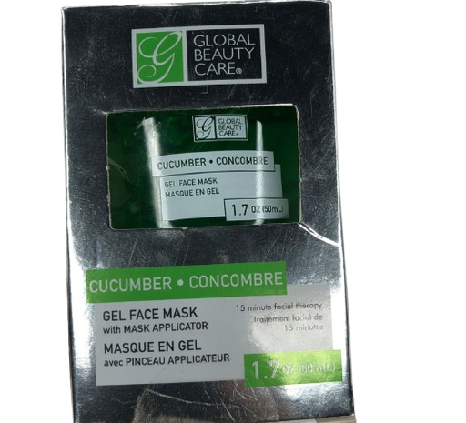 Global Beauty Care - Cucumber Gel Face Mask with Applicator - 50mL