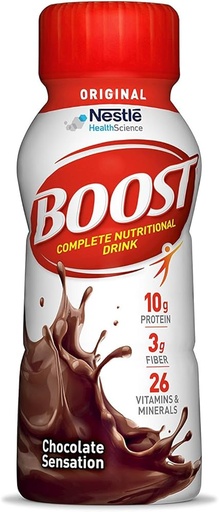 Nestle Boost Protein Nutritional Drink Rich Chocolate, 8 fl. oz.