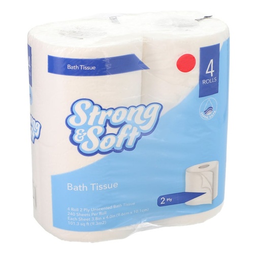 Strong & Soft - Bath Tissue - 4 Rolls