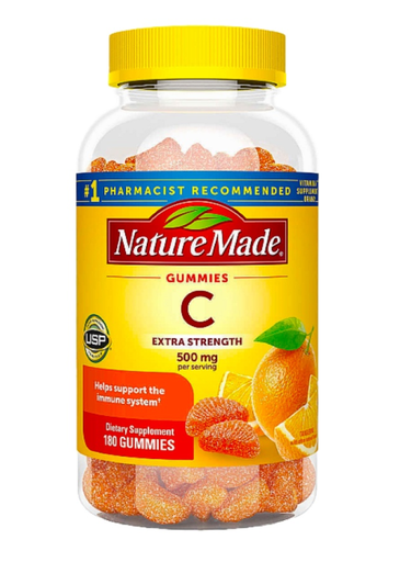 Nature Made - Vitamin C - 500 Mg - 180 Gummies 