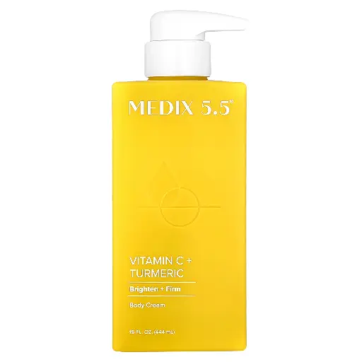 [WM] Medix 5.5 - Body Cream, Vitamin C + Turmeric, 15 fl oz (444 ml)