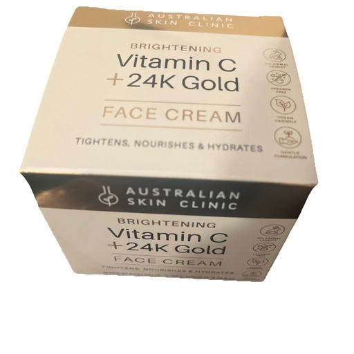 [BL] Australian Skin Clinic Brightening Vitamin C + 24K Gold Face Cream 3.38 fl oz