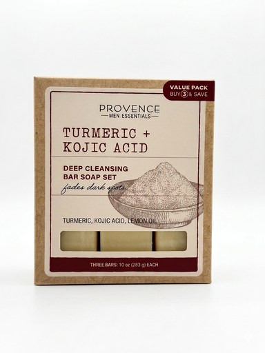 Provence Essentials - Turmeric + Kojic Acid - 3 bars