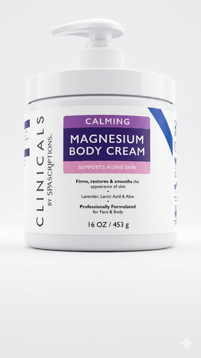 Clinicals by spascriptions - Calming Magnesium Body Cream - 453g