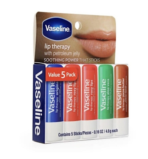 Vaseline - lip therapy - 5packs