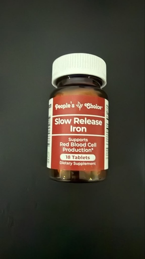 People's Choice - Slow Release Iron - 18 Tablets