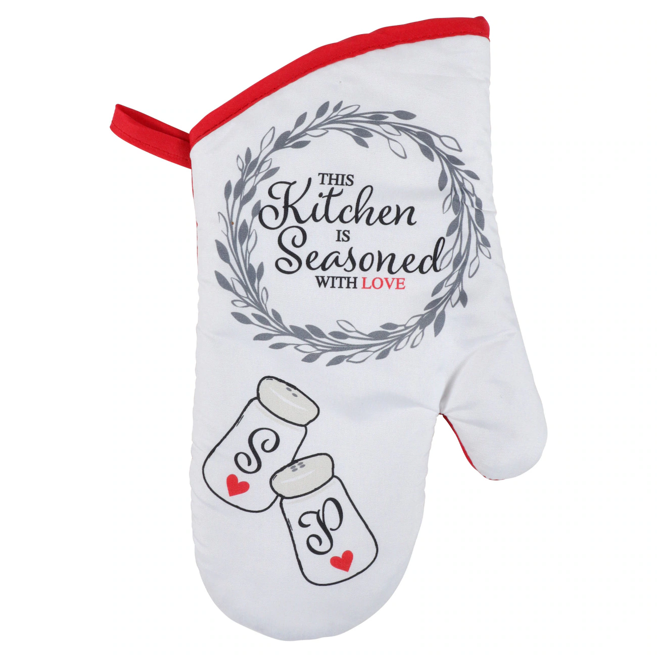 Home Collection Inspirational Oven Mitts, 13x7.5-in.