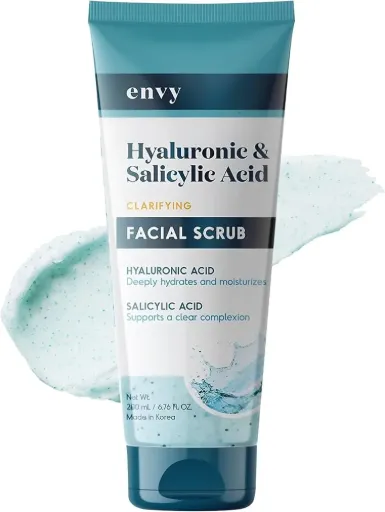 Envy - Hyaluronic Acid & Salicylic Acid - Facial Scrub 200mL