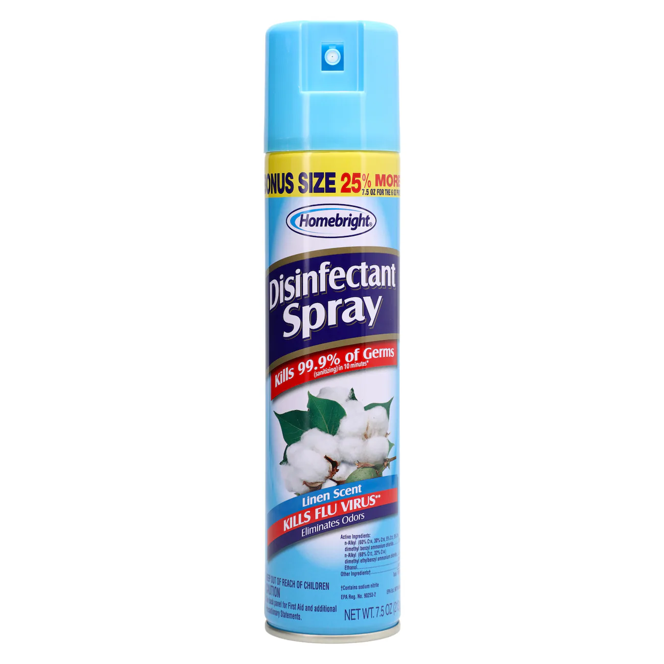 Homebright Linen Scent Disinfectant Spray, 7.5-oz.