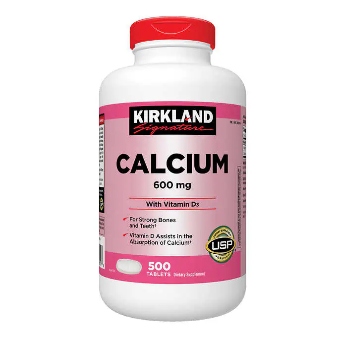 [CC] Kirkland Signature Calcium 600 mg. with Vitamin D3, 500 Tablets