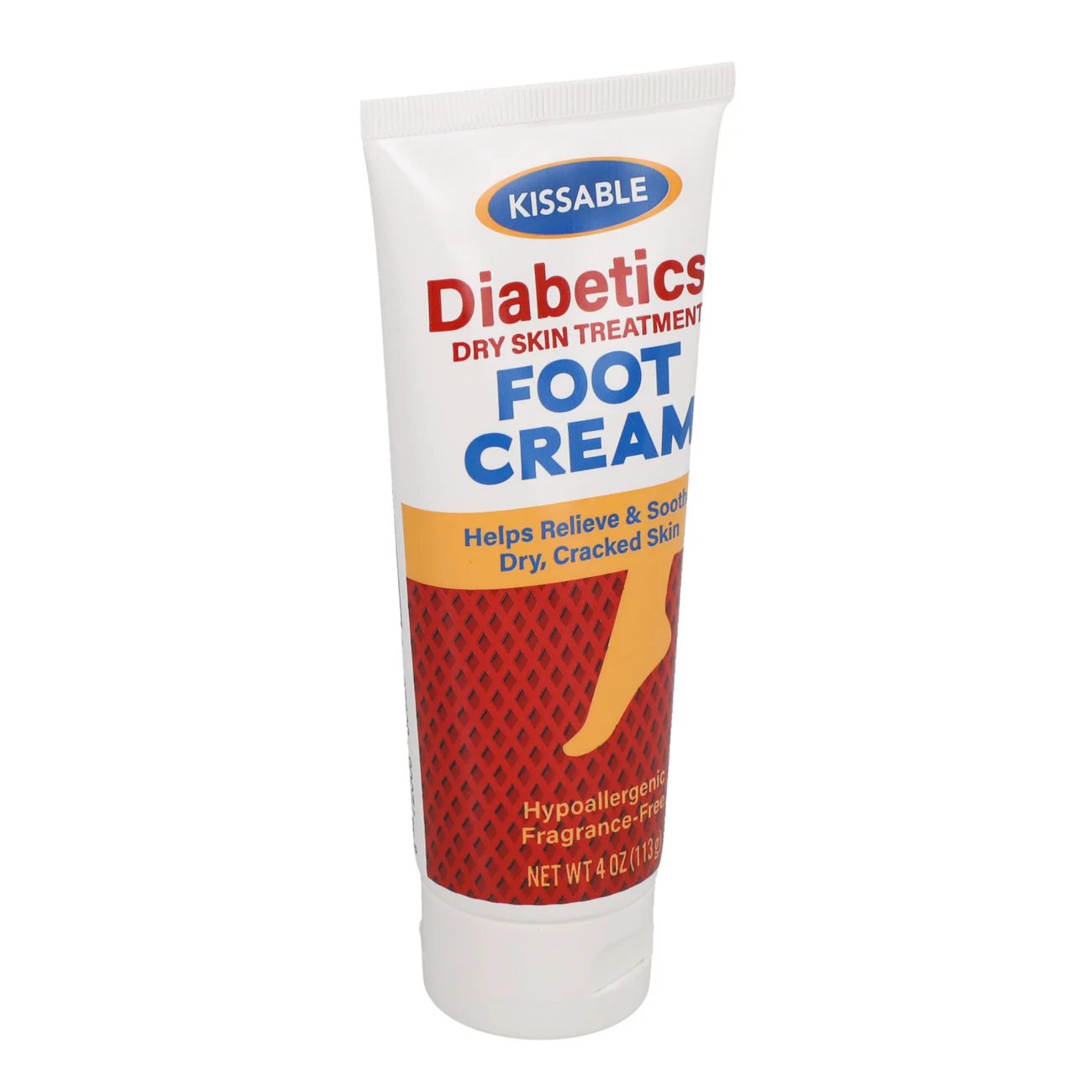 Kissable Diabetics Foot Cream, 4 oz.