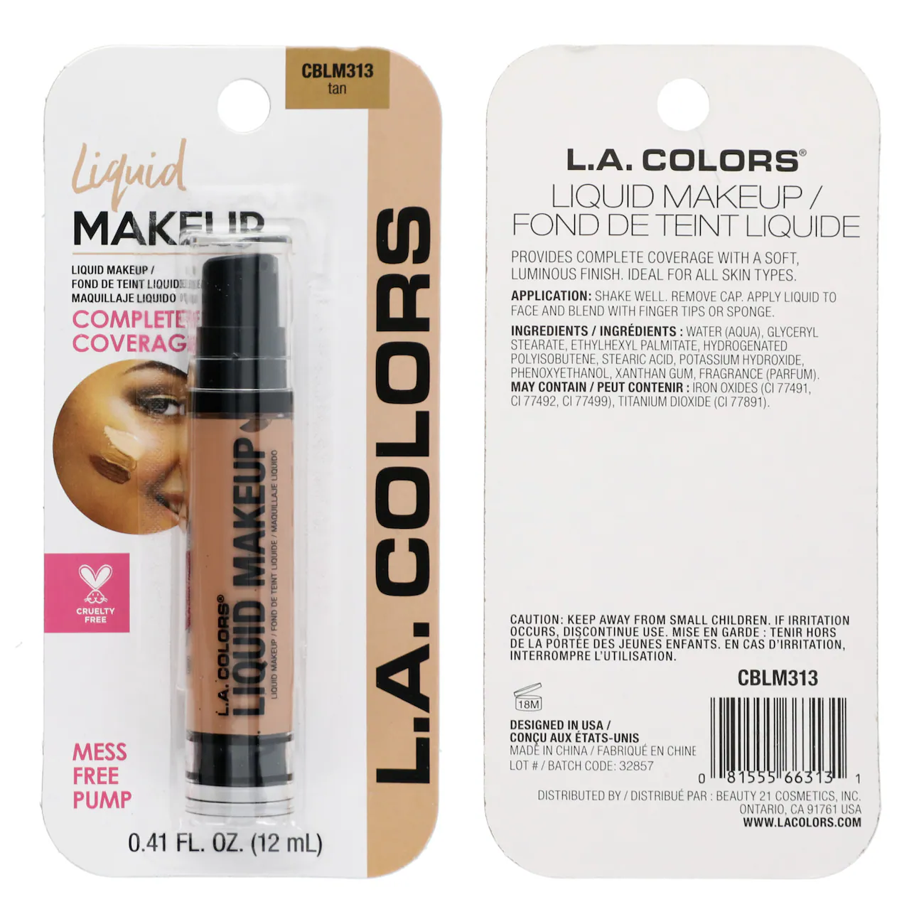 L.A. Colors Expressions Liquid Makeup