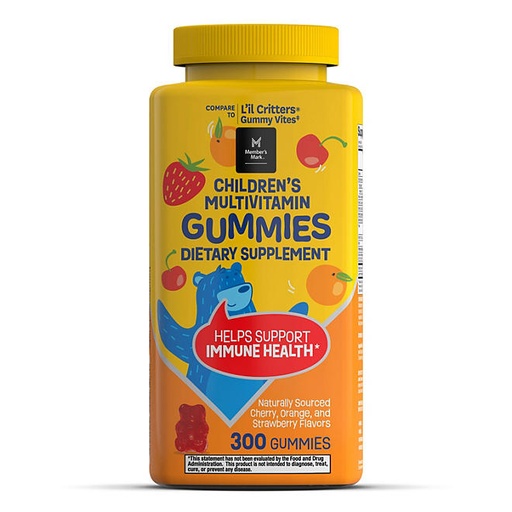 [SC] Member's Mark Children's Multivitamin Gummies, Assorted Fruit Flavors (300 ct.)