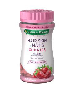 [SR] Nature's Bounty - Hair, Skin, Nails - Biotin  gummies - 2500 mcg - 40 Ct