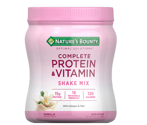 [SR] Nature's Bounty - Vanilla Complete Protein & Vitamin Shake Mix, 16 oz