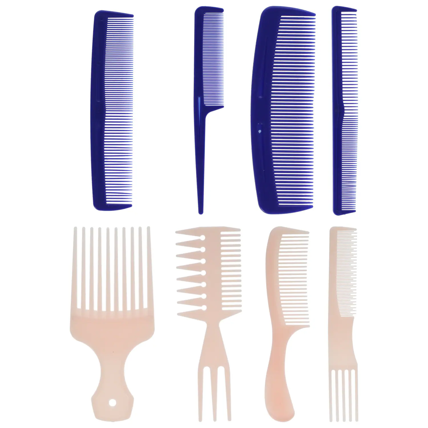 Assorted Styling Combs, 8-ct. Pack