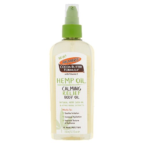 Palmer's Cocoa Butter Formula Hemp Oil Calming Relief Body Oil, 5.1 fl oz