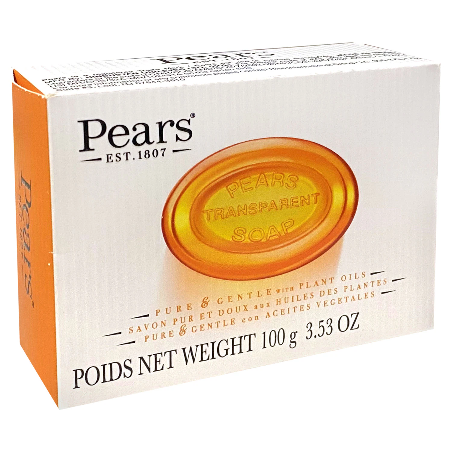 Pears Transparent Glycerine Soap, 3.5-oz. Bars