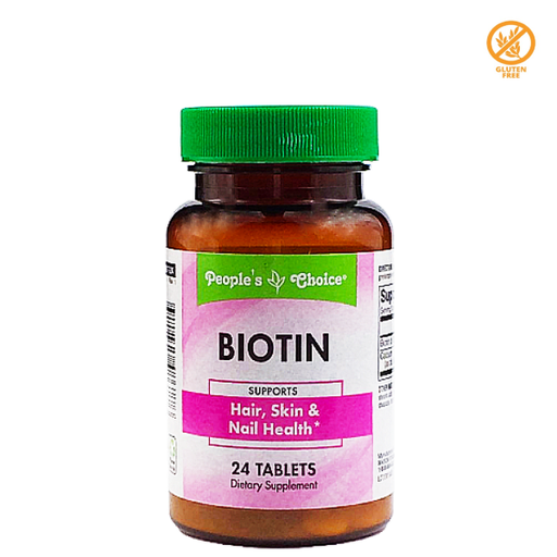 [DT] People's Choice - Biotin, Healthy Hair, Skin & Nails , 24Tablets