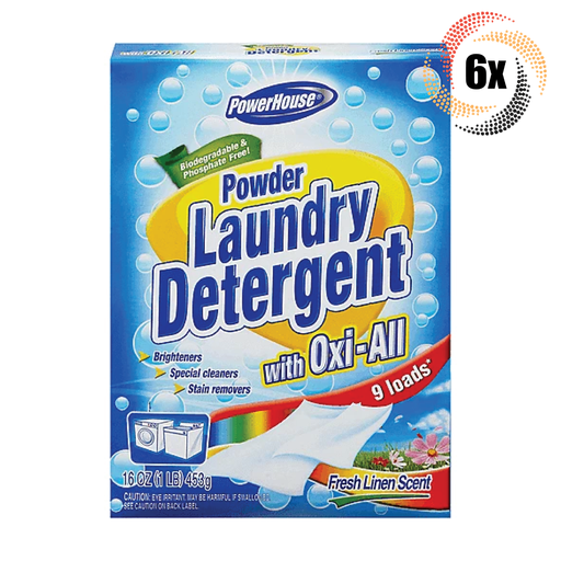 Powerhouse Powder Laundry Detergent Oxi-All 453g