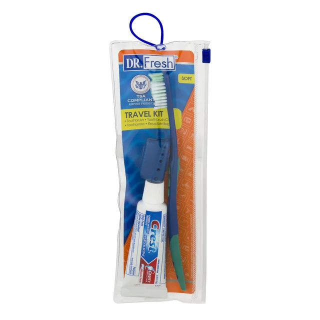 Rexall Travel Toothbrush and Toothpaste