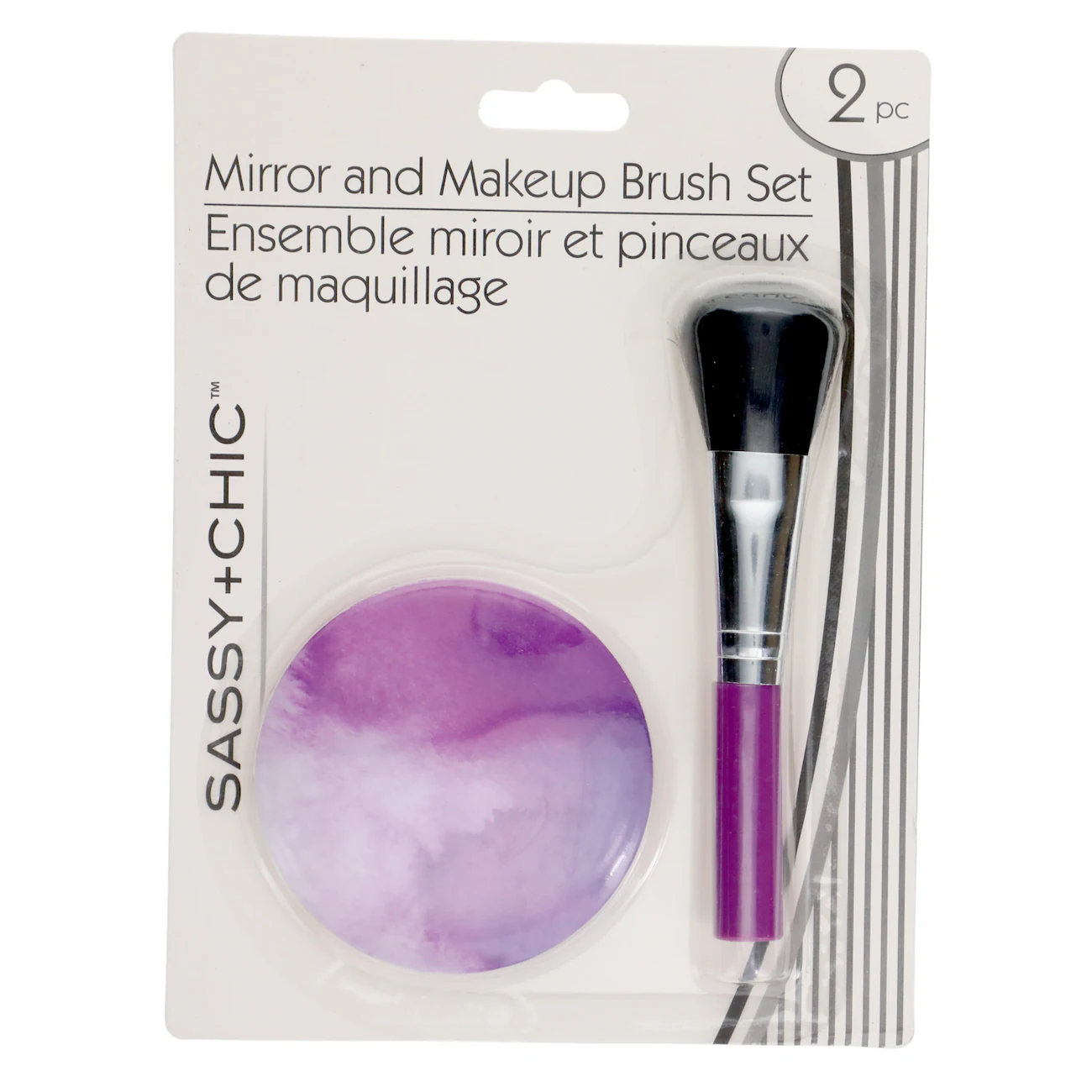 Sassy & Chic Mirror and Makeup Brush Sets