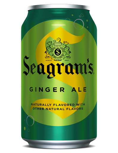 Seagram's Ginger Ale Soda can, 12 Oz