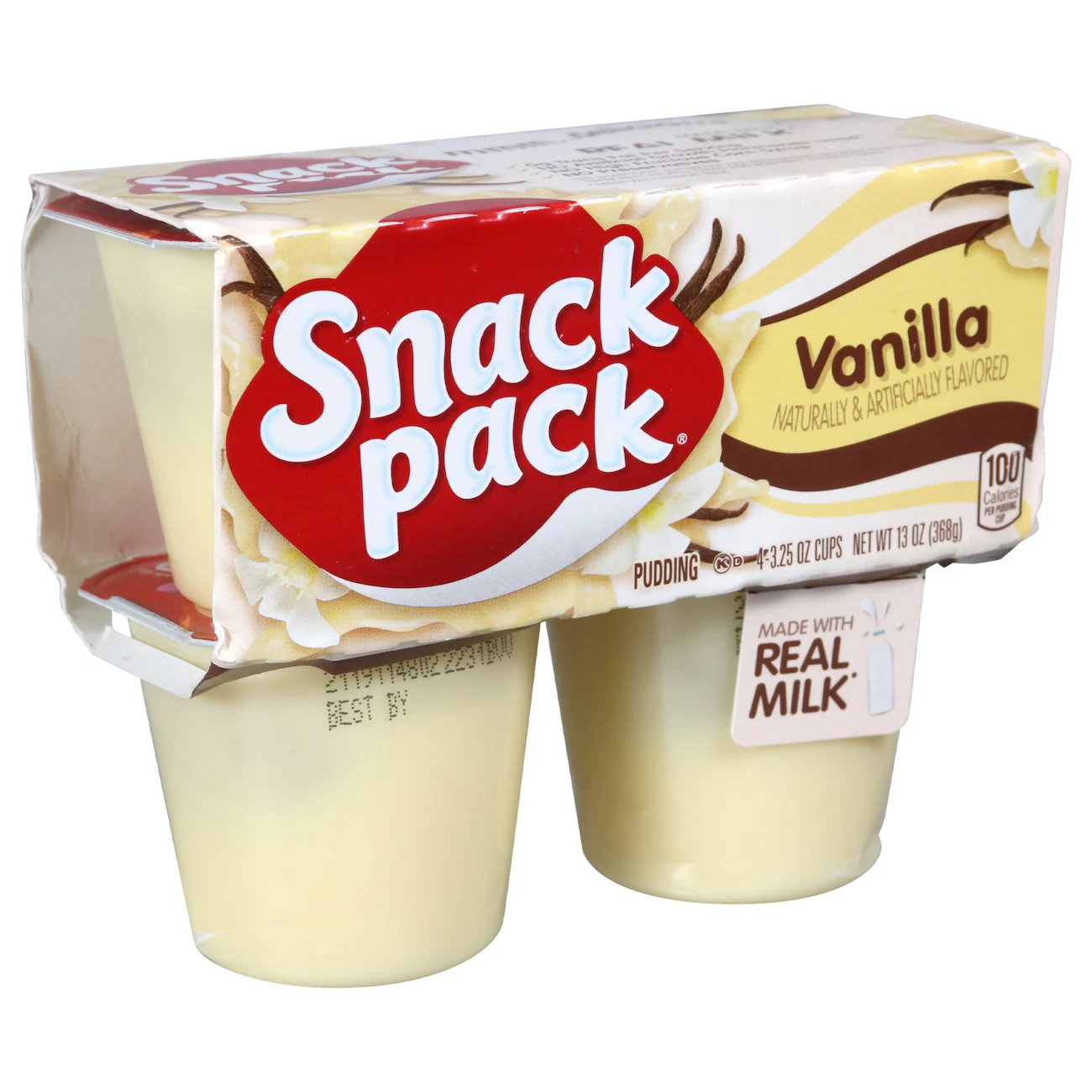 Snack Pack Vanilla Pudding Cups, 4 ct.