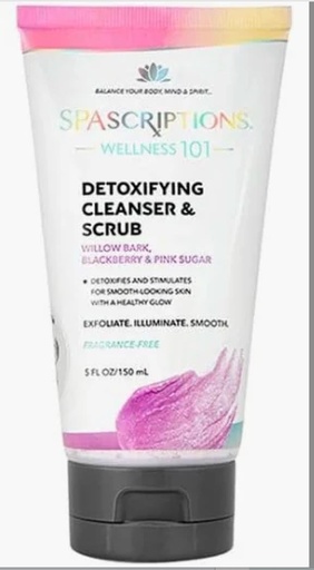 SpaScriptions WELLNESS 101 Detoxifying Cleanser & Scrub 5Fl Oz