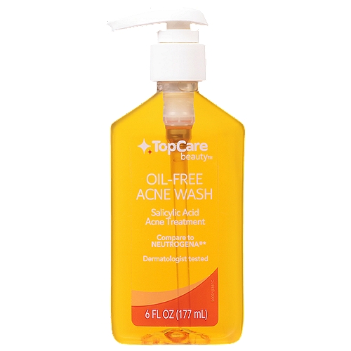 TopCare Oil Free Acne Wash, 6 oz