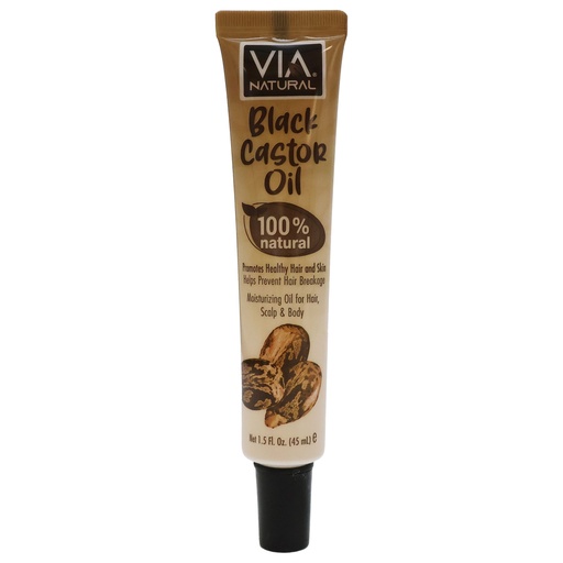 [DT] Via Natural Ultra Care Jamaican Black Castor Oil Concentrated Natural Oil, 1.5 Oz.