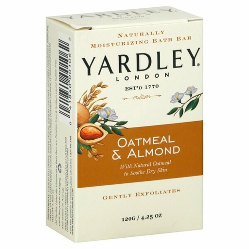 Yardley London Oatmeal & Almond soap bar 4oz(113g)